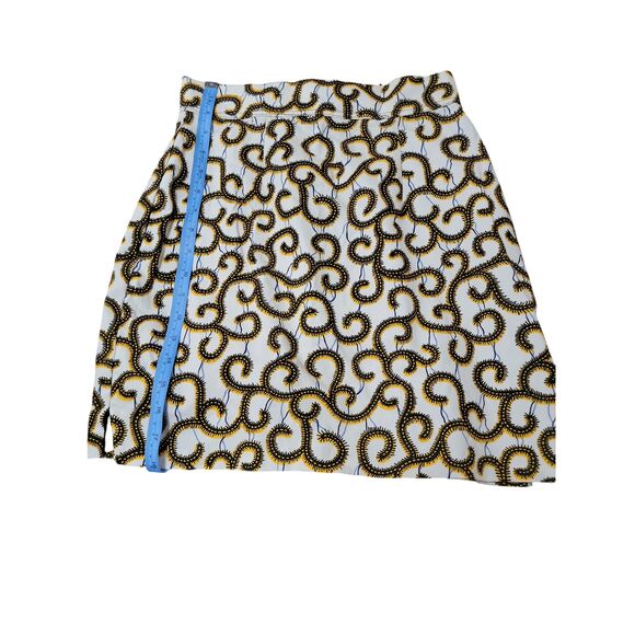 NWT Ace Kouture Womens One Shoulder Long Sleeve Patterned Top Skirt Matching Set - Picture 8 of 9